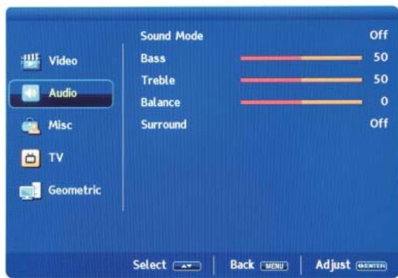 LENCO DVT-2622 - Menu Audio - 1