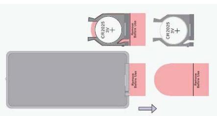 LENCO IPD-4000 - BATTERIE DER FERNBEDIENUNG - 1
