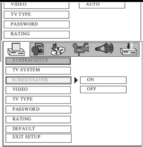 LENCO MDV-5 - Setup Menu (cont) - 1
