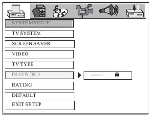 LENCO MDV-5 - PASSWORD (MOT DE PASSE) - 1