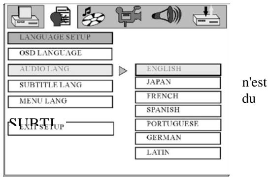 LENCO MDV-5 - AUDIO LANG (LANGUE AUDIO) - 1