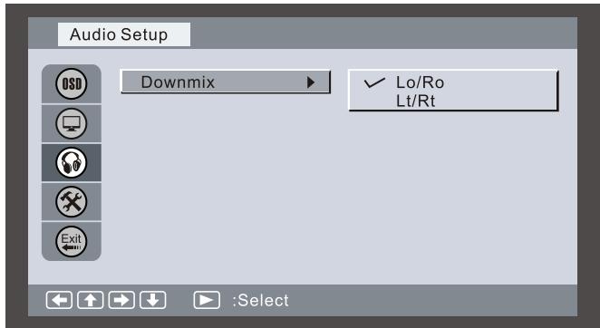 LENCO MES-219 MPEG4 - Paramétrage audio pour haut-parleurs - 1