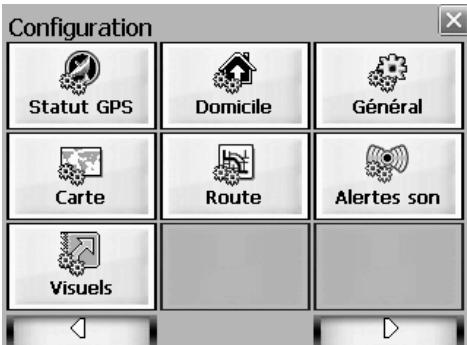 LENCO NAV-400 - Le menu configuration - 1