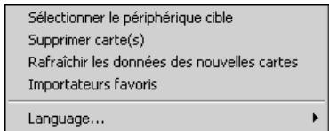 LENCO NAV-500 - Menu outils - 1