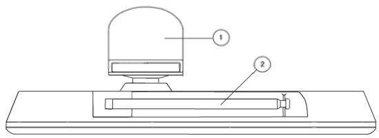 LENCO TFT-1021 - OBERSEITENANSICHT - 1