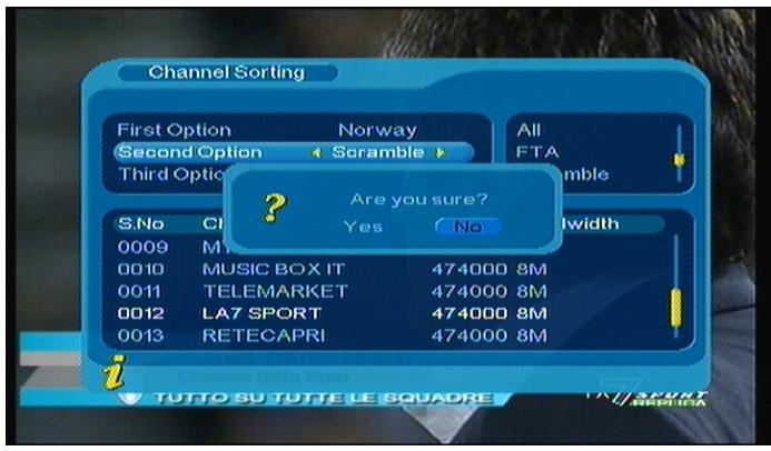 LENCO TFT-1021 - Channel sorting (Kanalen sorteren) - 2