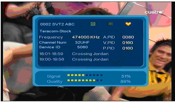LENCO TFT-1021 - <7> Programminfo: Anzeige von Programminformationen - 1
