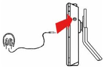 LENCO TFT-1021 - Connecting to Earphones - 1