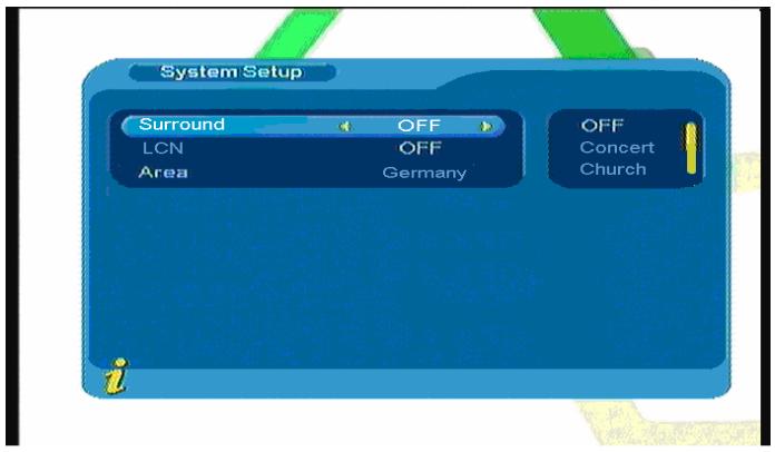 LENCO TFT-1021 - System setup - 1