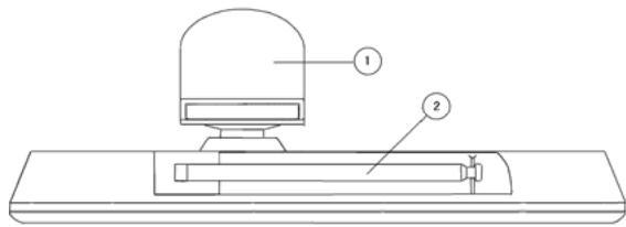 LENCO TFT-1021 - TOP VIEW - 1