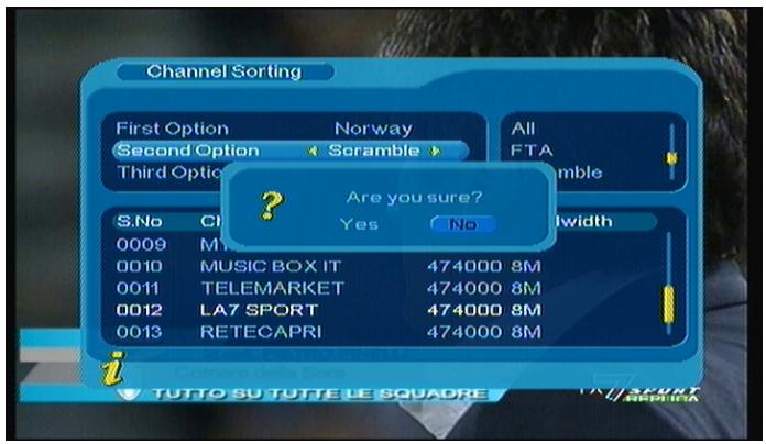 LENCO TFT-1021 - Channel sorting - 2