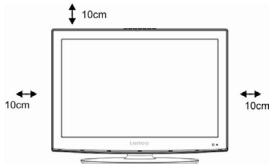 LENCO TFT-195 - Installation et branchement du téléviseur LCD - 1