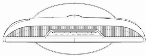 LENCO TV-1510 - Schéma façade/dos - 3