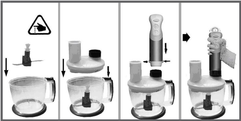 YOO DIGITAL COOKYOO100 - Comment utiliser le hachoir en "s - 1