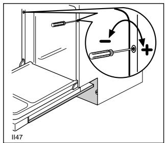 ZANKER WDE1080 - Réglage du balancement de la porte - 4