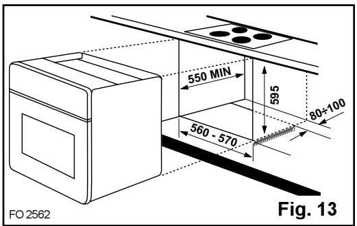 ZANKER ZKB7327X - Fixation dans le meuble - 1