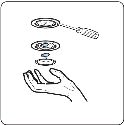 ZANKER ZKC6244X - Changing the light bulb(s) - 1