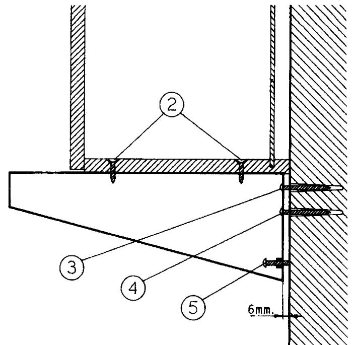 ZANKER ZKD4050S - Fixation de la hotte à l'élement suspendu - 1