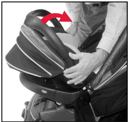 BRITAX CHAPERONE - Removing Infant Carrier - 1