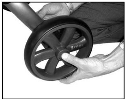 BRITAX CHAPERONE - Rear Wheel Removal - 1