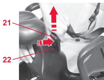 BRITAX JOCKEY RELAX - Adaptation des repose-pieds - 2
