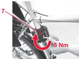 BRITAX JOCKEY RELAX - Procedez comme suit pour positionner correctement le dispositif de fixation 9 sur la bicyclette : - 1