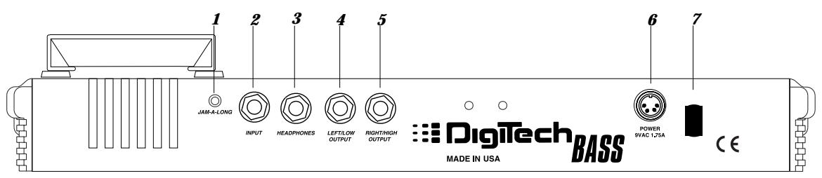 DIGITECH BP8 - Face arrière - 1
