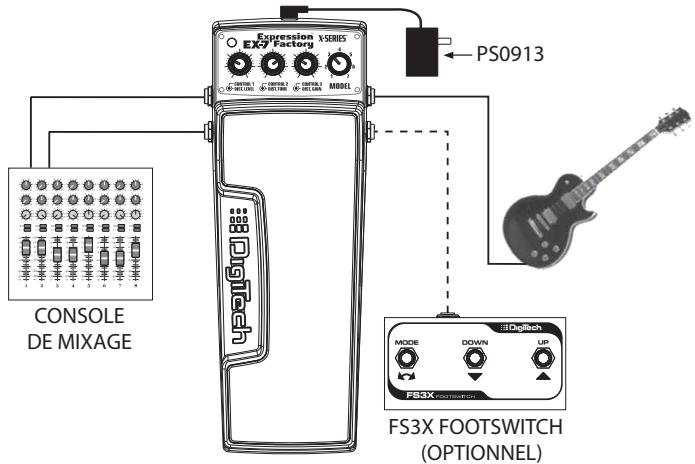 DIGITECH EX7 - Flexible output mode™ (mode de sortie flexible) - 1
