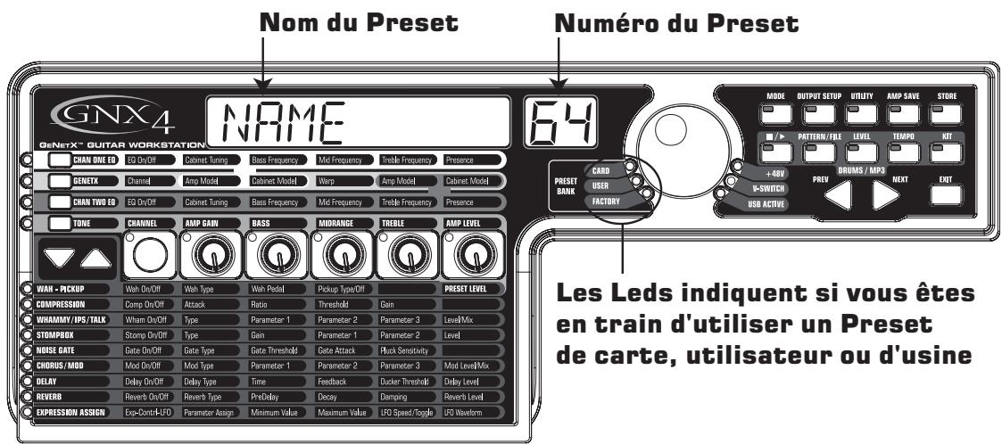 DIGITECH GNX4 - Mise sous tension - 2