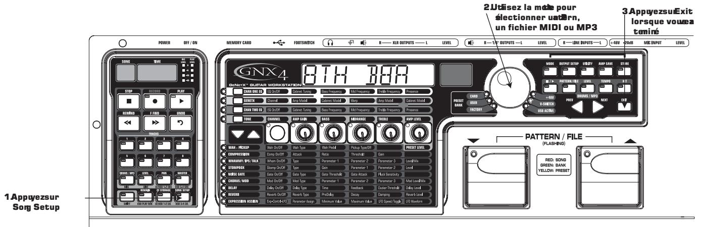 DIGITECH GNX4 - Réglages d'enregistrement et routage usb/signal - 2