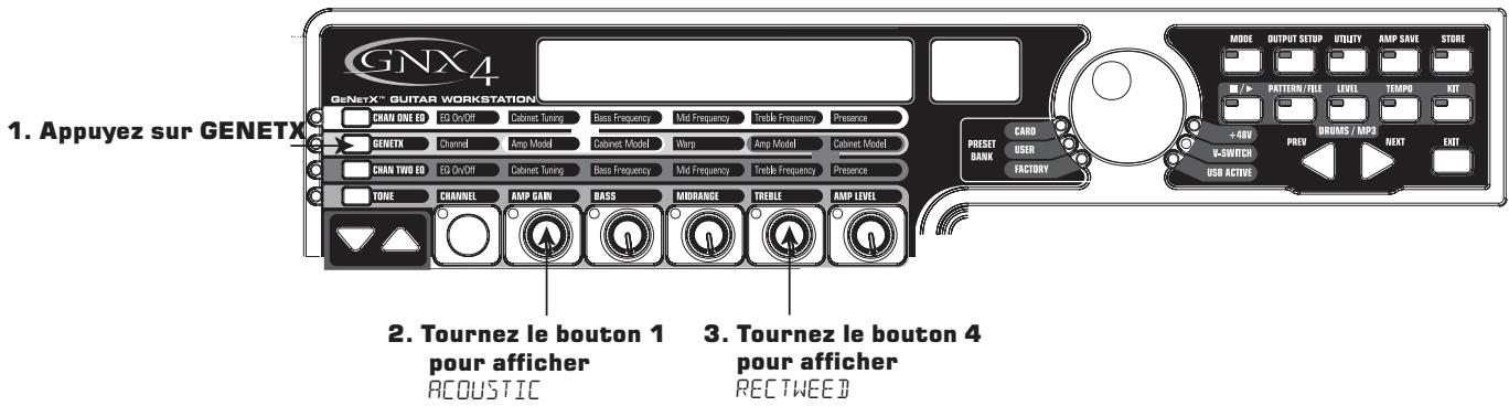 DIGITECH GNX4 - Affectation des modèles aux presets - 1
