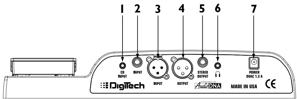 DIGITECH VOCAL 300 - Face arrière - 1