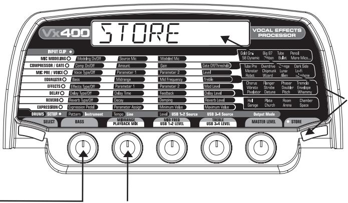 DIGITECH VX400 - Déciation de Presets - 1