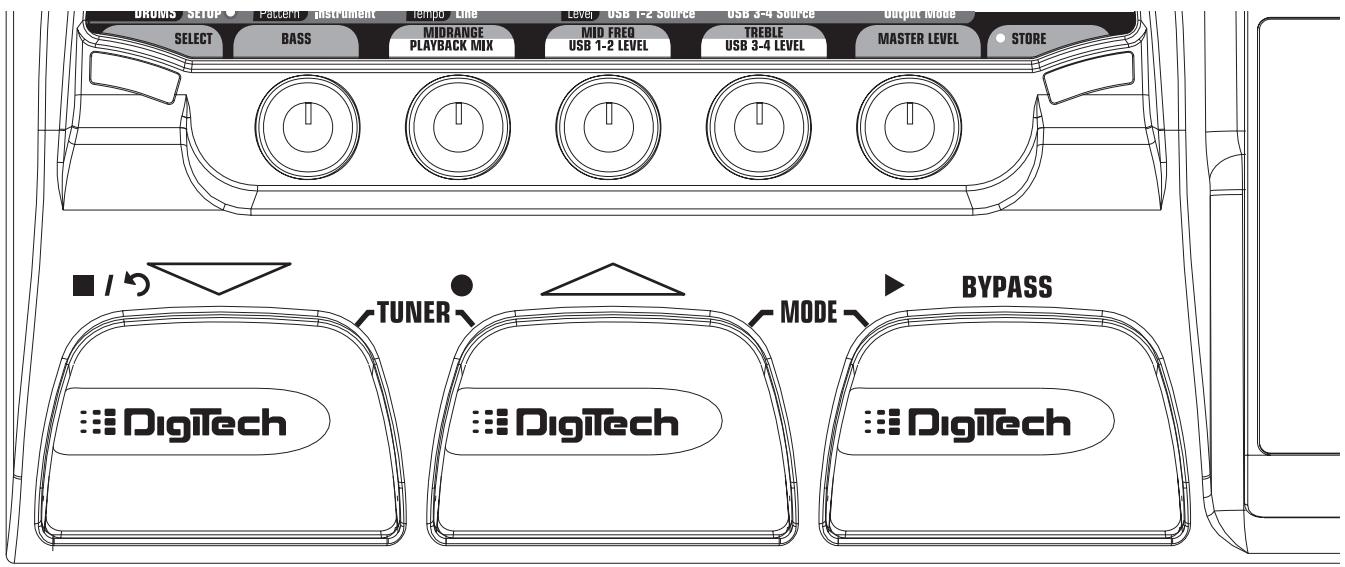 DIGITECH VX400 - Utilisation des pédales du Vx400 en enregistrement - 1