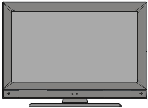 SABA S 32 TNV 08 - Téléviseur LCD et boutons de fonctionnement - 1