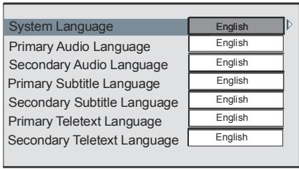 SABA S 32 TNV 08 - Language Settings - 1
