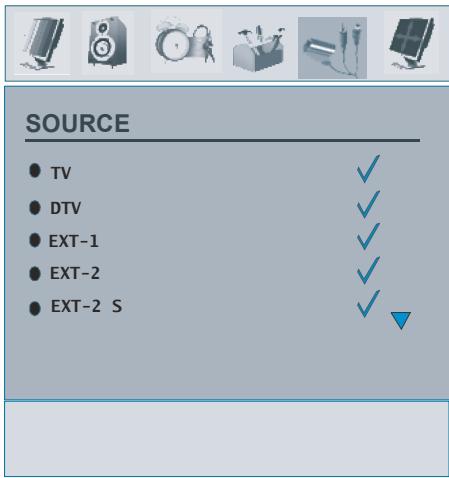 SABA S 32 TNV 08 - Input Selection - 1