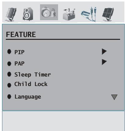 SABA S 32 TNV 08 - Feature Menu - 1