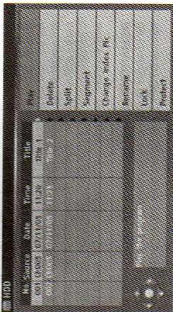 SABA DVDR 1607 X - Menu d'Edition de Titre - 1
