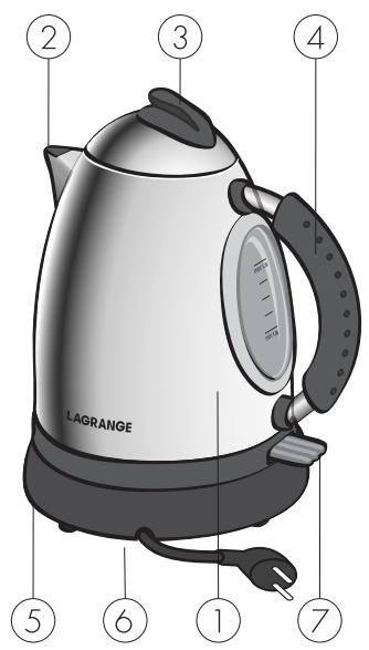 LAGRANGE BOUILLOIRE - - BESCHREIBUNG UND TECHNISCHE DATEN - - 1
