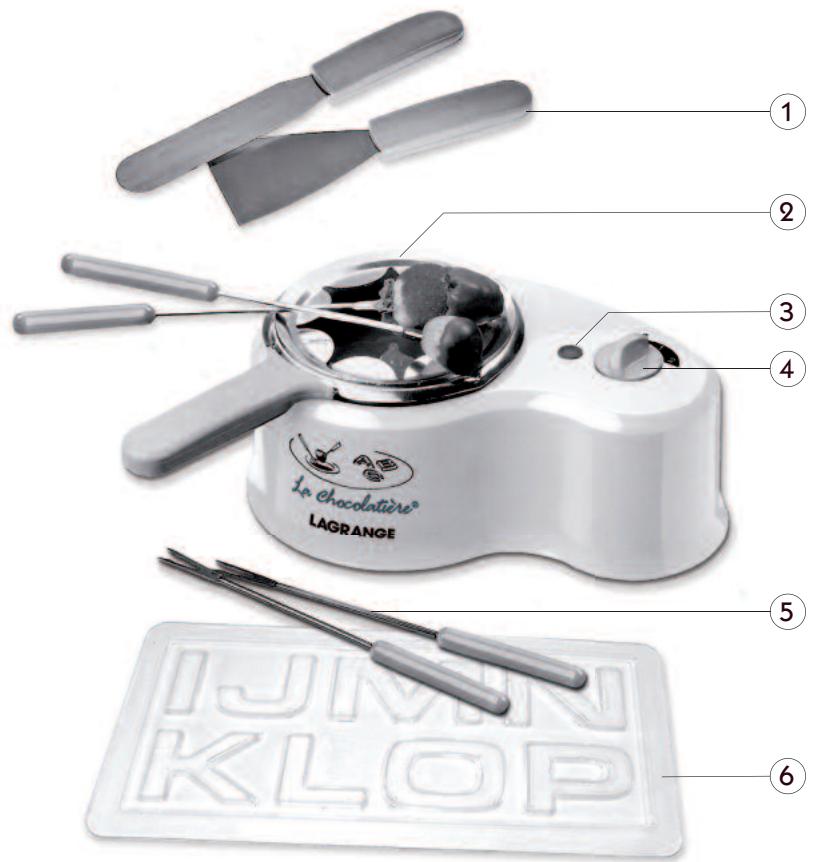 LAGRANGE CHOCOLATIERE - Mode d'emploi avec recettes - 1