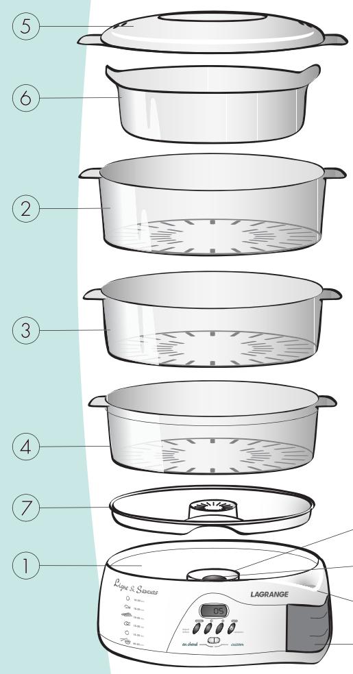 LAGRANGE CUISEUR VAPEUR LIGNE SAVEURS - 1