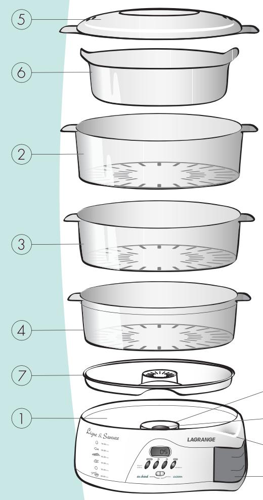 LAGRANGE CUISEUR VAPEUR LIGNE SAVEURS - Consigli : - 1