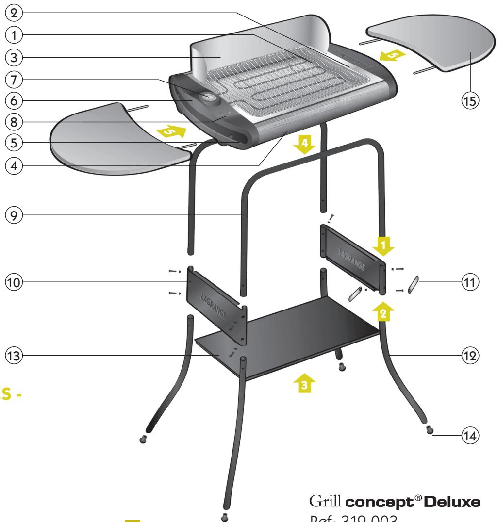 LAGRANGE GRILL CONCEPT - - ASSEMBLING THE SHELVES - - 2