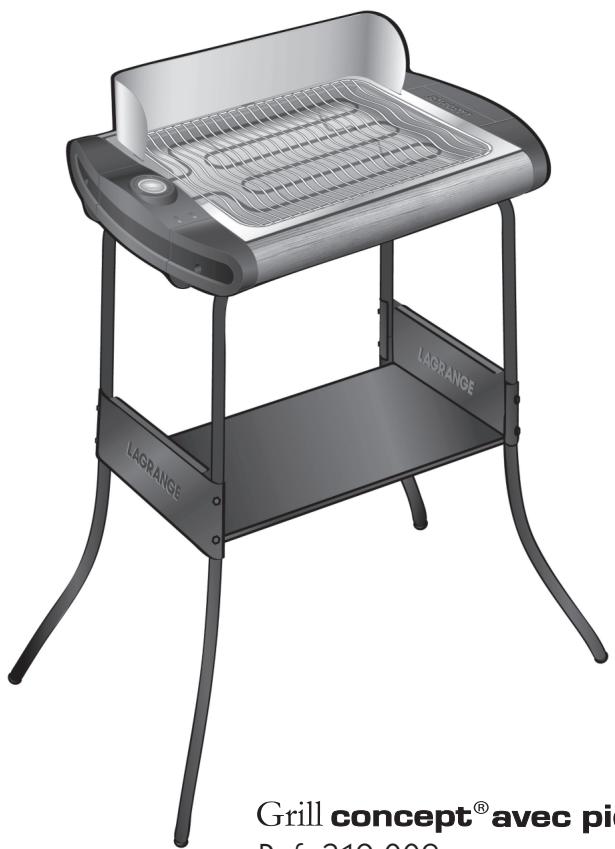 LAGRANGE GRILL CONCEPT - - DESCRIPTION OF APPLIANCE - - 1