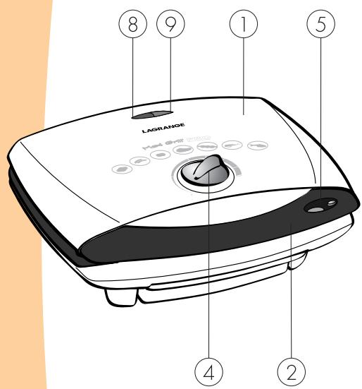 LAGRANGE MAXI GRILL PRO - - BESCHRIJVING EN TECHNISCHE GEGEVENS - - 1