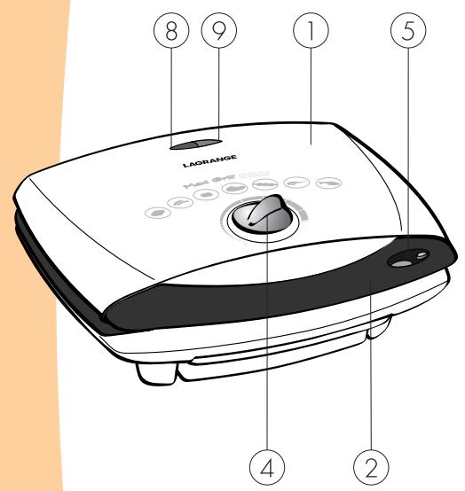 LAGRANGE MAXI GRILL PRO - - BESCHREIBUNG UND TECHNISCHE DATEN - - 1