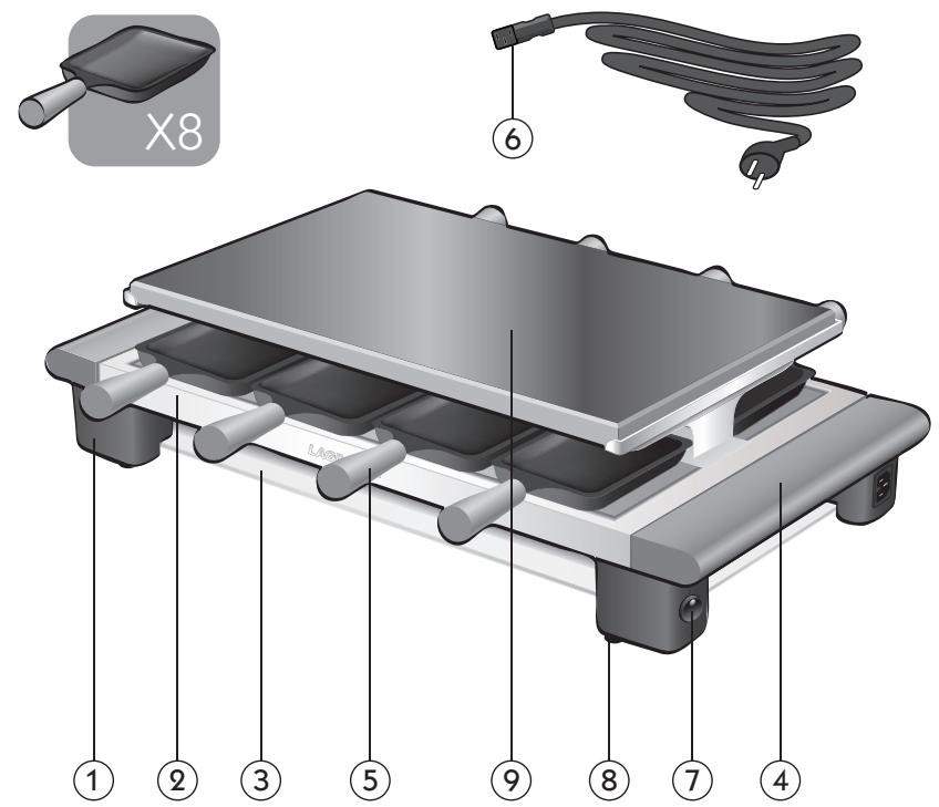 LAGRANGE RACLETTE PIERRE ELEGANCE - -NORWEGISCH - 1