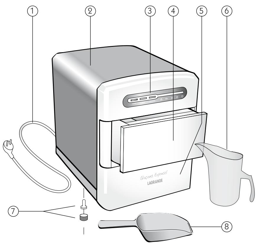 LAGRANGE GLACONS EXPRESS - Das Gerät besitzt 2 Jahre Garantie. - 1