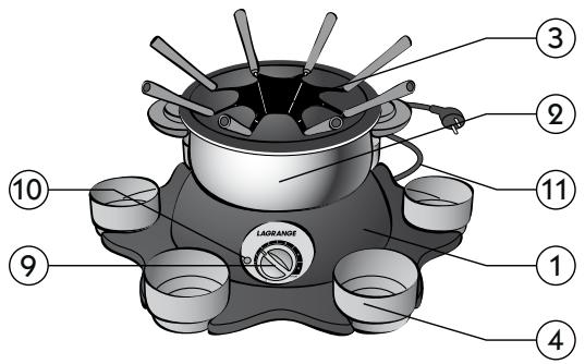 LAGRANGE WOK FONDUES - B-Savoyer Kasefondue - 2